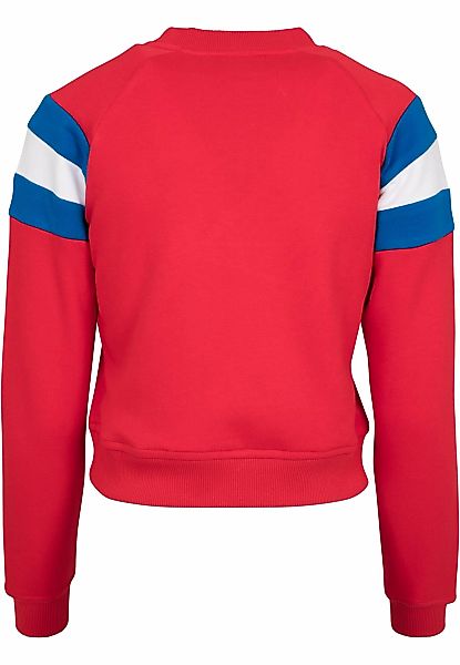 URBAN CLASSICS Sweatshirt "Urban Classics Damen Ladies Sleeve Stripe Crew", günstig online kaufen