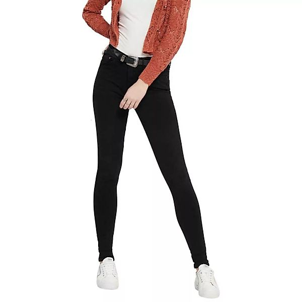 Only Paola Life High Waist Skinny Azg 132908 Jeans XS Black Denim günstig online kaufen
