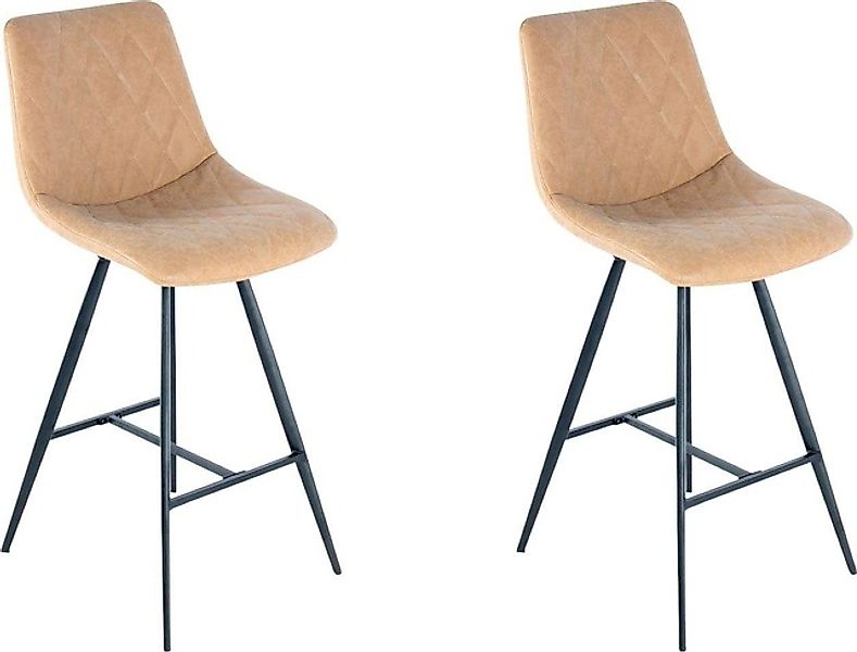 Kayoom Hochstuhl »Barstuhl Frances 425 2er-Set, stilvoller Retro-Look Barho günstig online kaufen