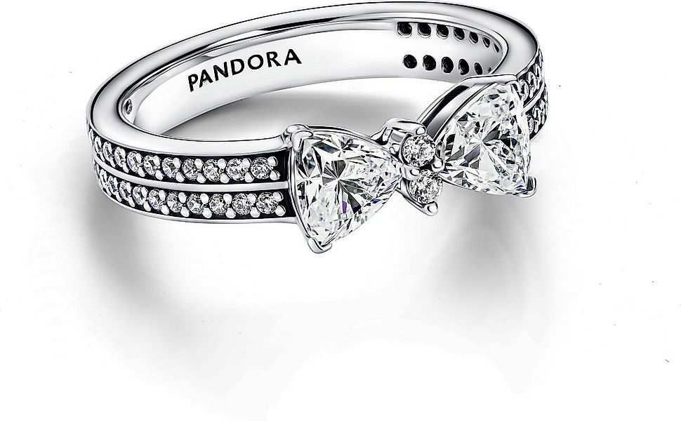 Pandora Fingerring Pandora Sterling silver Cubic Zirconia Clear 193552C01 D günstig online kaufen