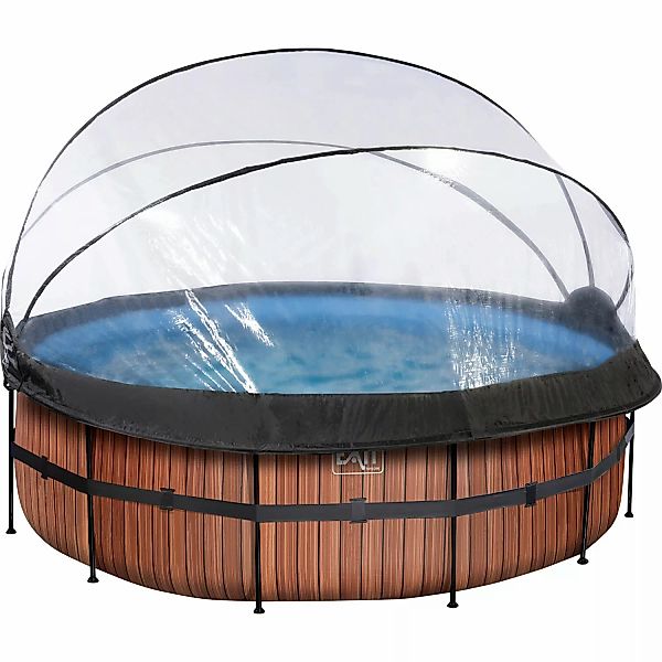 EXIT Framepool inkl. multifunktionaler Poolabdeckung (Set, günstig online kaufen