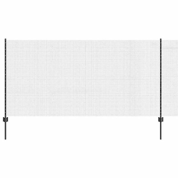 vidaXL Zaun mit Pfosten Grau 1,2 x 10 m Stahl und PVC 3336566 günstig online kaufen