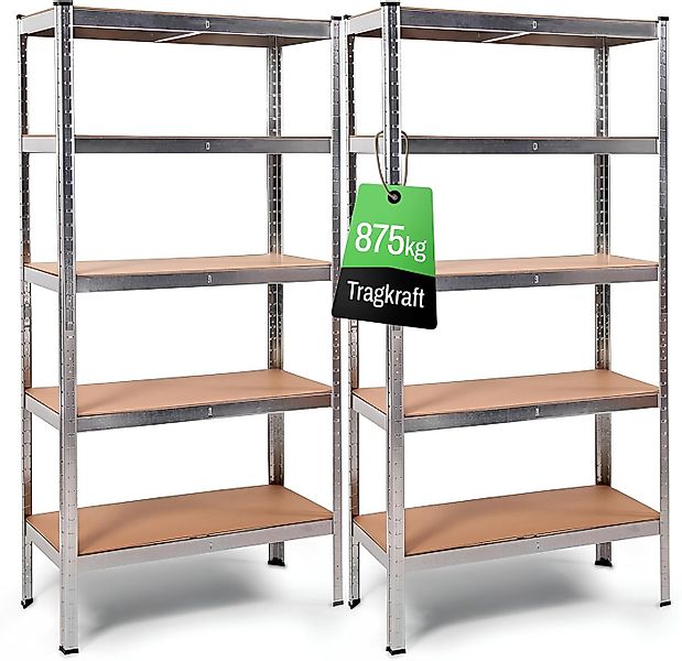 ONDIS24 Schwerlastregal Metallregal Thomas, Lagerregal 90 x 40 x 180 (H) cm günstig online kaufen