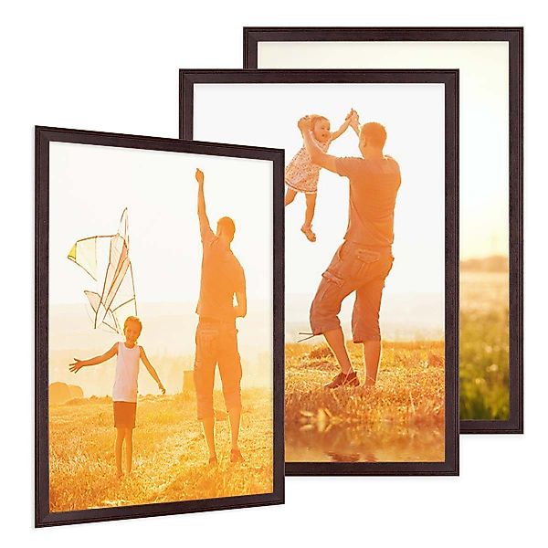 PHOTOLINI Bilderrahmen 3er Set im Landhaus-Stil günstig online kaufen