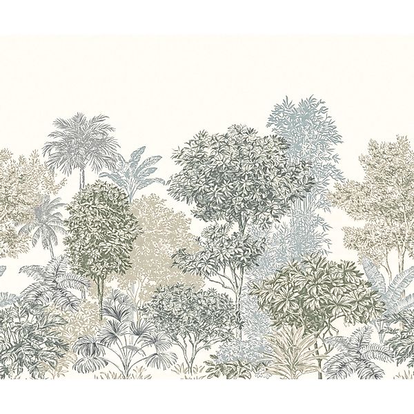 Komar Vliestapete »Digitaldruck Vlies - Painted Palms - Größe 300 x 250 cm« günstig online kaufen