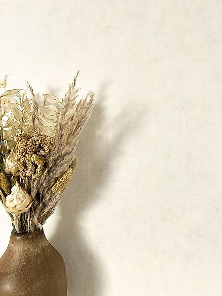 Newroom Vliestapete, Weiß Tapete Modern Unifarbe - Universal Einfarbig Crem günstig online kaufen