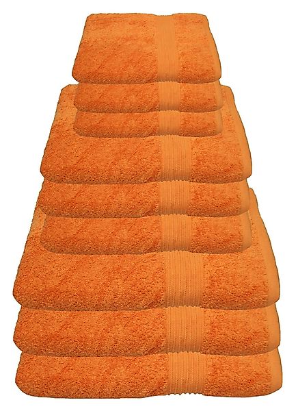 Julie Julsen Handtücher 9-Handtücher-Orange, Baumwolle (9-St) günstig online kaufen