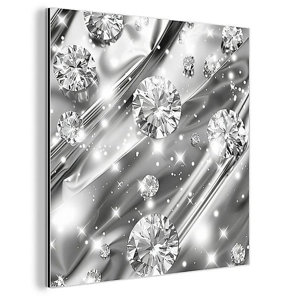 MuchoWow Metallbild Abstrakt - Diamant - günstig online kaufen