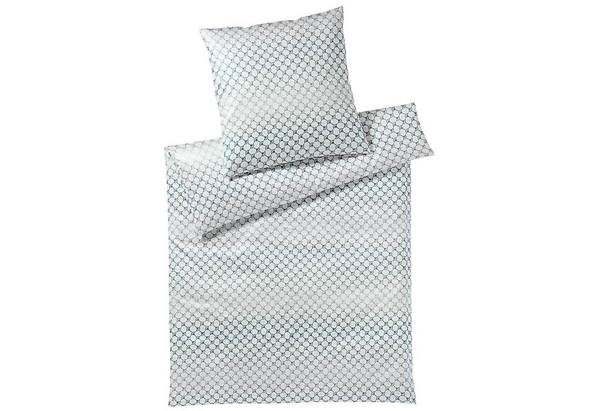 JOOP! Bettwäsche Cornflower Gleam 4106 4 Aqua, Mako-Satin, 3 teilig, Allove günstig online kaufen