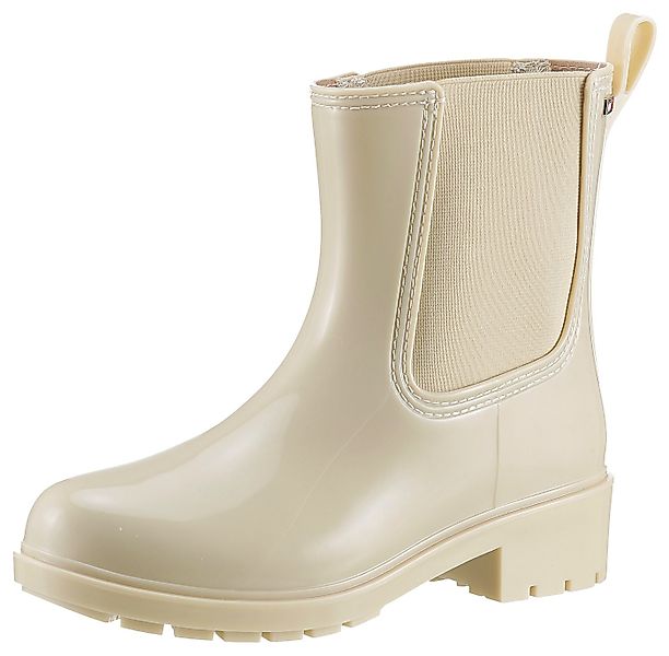 Tommy Hilfiger FLAG RAINBOOT Chelseaboots, Gummistiefel, Blockabsatz, Schlu günstig online kaufen