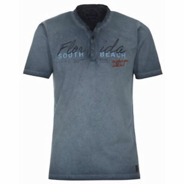 Casa Moda  T-Shirt Knopfleisten T-Shirt für Herren günstig online kaufen