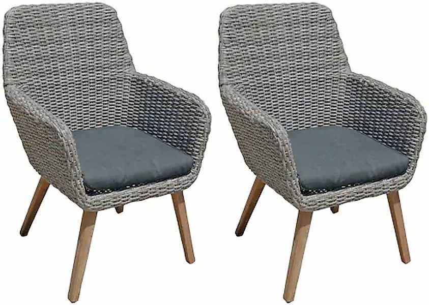 Garden Pleasure Gartensessel »RAPALLO« Set, 2 Stk. tlg. günstig online kaufen