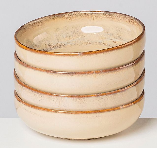 gipfelstück Müslischale »Nebelwald« 4 Stk. aus Steinzeug Scandi-Style, glän günstig online kaufen