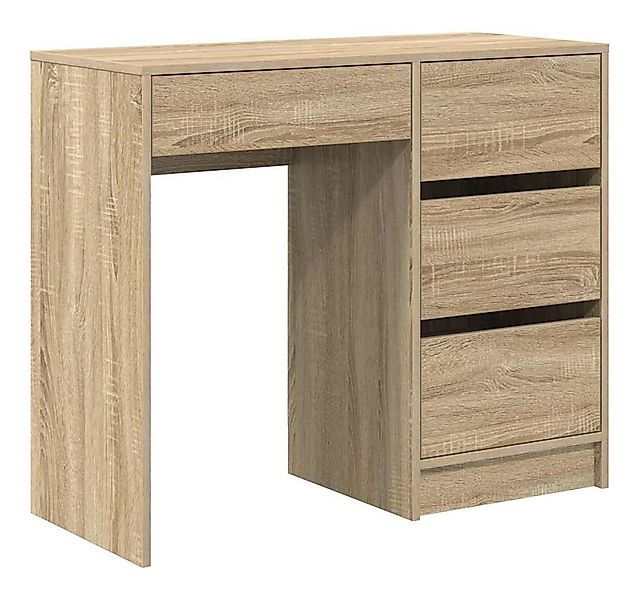 vidaXL Schreibtisch Schreibtisch Sonoma-Eiche 90 x 37,5 x 75 cm Holzwerksto günstig online kaufen