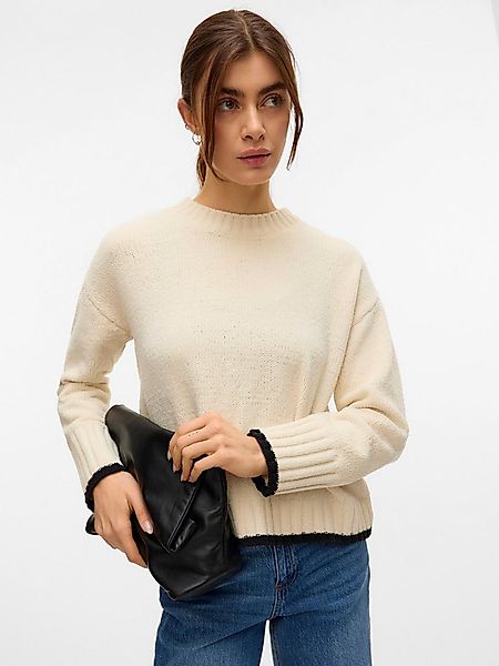 Vero Moda Strickpullover VMSHADOW LS O-NECK PULLOVER BOO günstig online kaufen