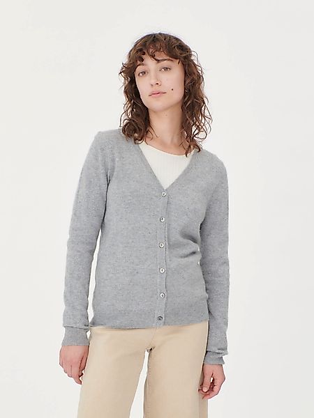 GOBI Cashmere Strickjacke V-Ausschnitt Kaschmirstrickjacke günstig online kaufen