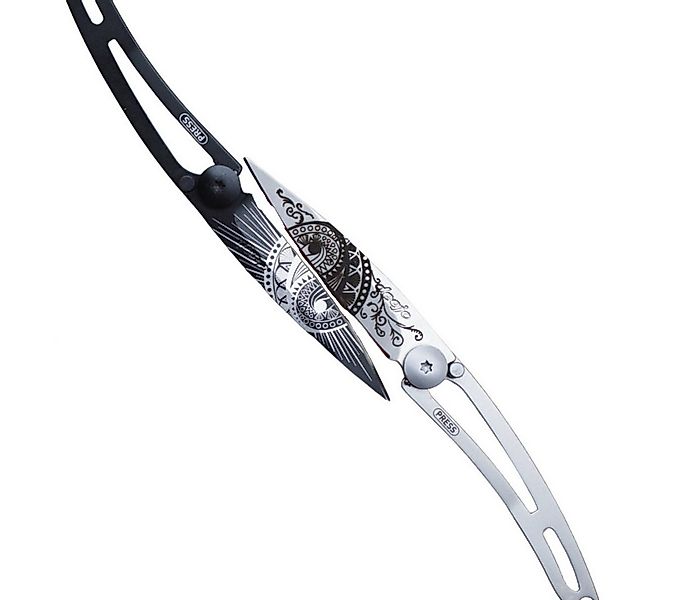 Deejo Taschenmesser Deejo Duo 15g - Yin & Yang Paargeschenk - Messer - Klap günstig online kaufen
