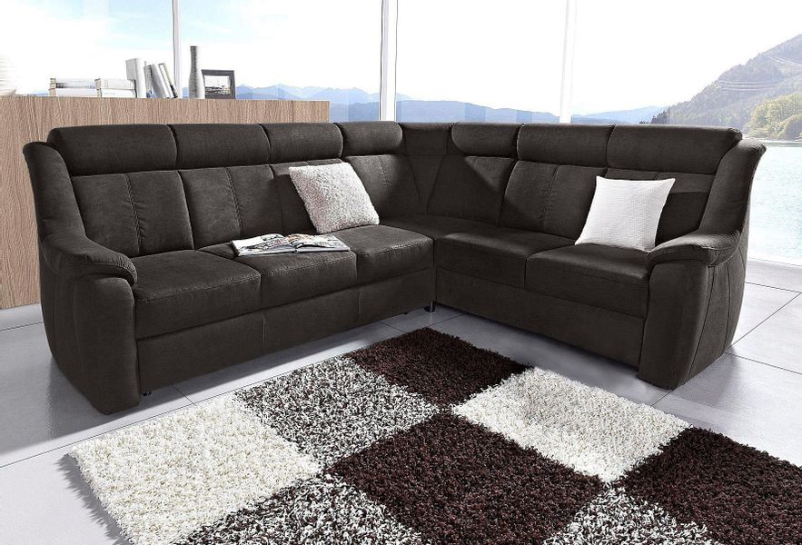 sit&more Ecksofa "Basel L-Form" wahlweise mit Relaxfunktion günstig online kaufen