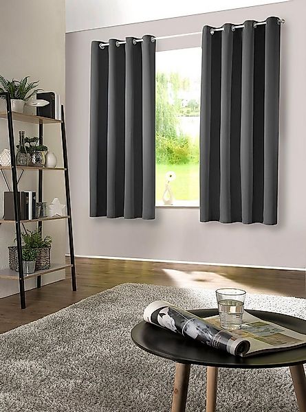 heimtexland Verdunkelungsvorhang Thermo Verdunkelungsgardinen Ösenschal Vor günstig online kaufen