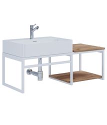 VCM Waschtisch 2-tlg. Waschtisch Badmöbel Holz günstig online kaufen