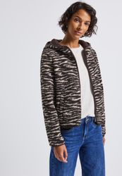 STREET ONE Kurzjacke mit Zebramuster günstig online kaufen