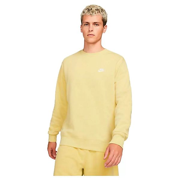 Nike Sportswear Club Fleece Langarm-t-shirt 4XL Saturn Gold / White günstig online kaufen