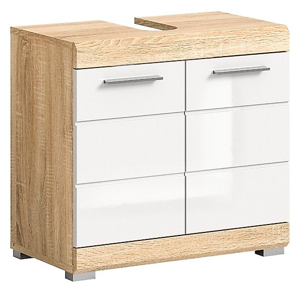 furnling Waschbeckenunterschrank Scott 2 Türen, Unterschrank, Badkommode, B günstig online kaufen