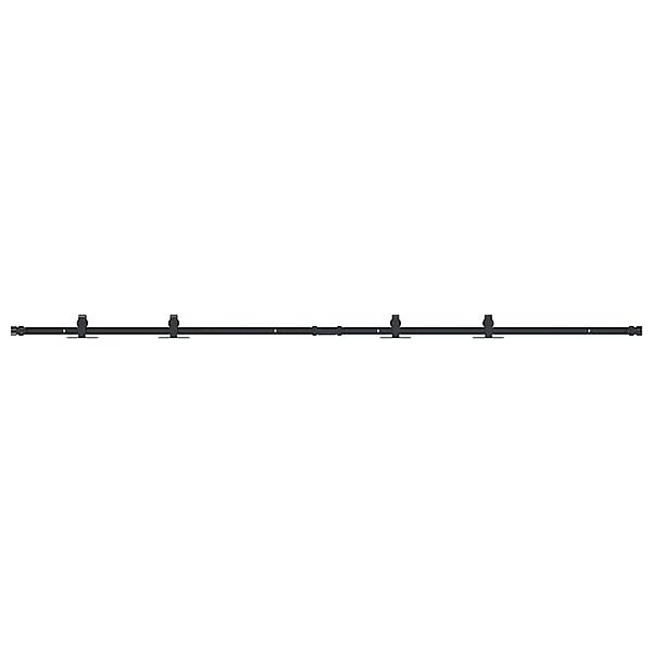vidaXL Schiebetürbeschlag Set für Schranktüren 213 cm Karbonstahl 4009678 günstig online kaufen