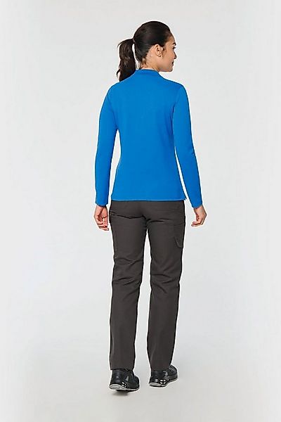 WK. Designed To Work Langarm-Poloshirt Langarm-Polohemd für Damen günstig online kaufen