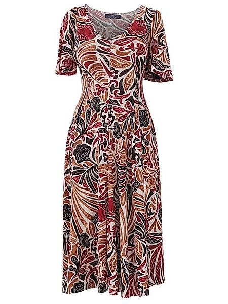 YC Fashion & Style Sommerkleid Fließend... mit modischem Print Alloverdruck günstig online kaufen