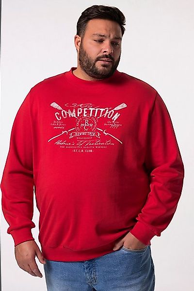 Men Plus Sweatshirt Men+ Sweatshirt Rundhals großer Druck bis 8 XL günstig online kaufen