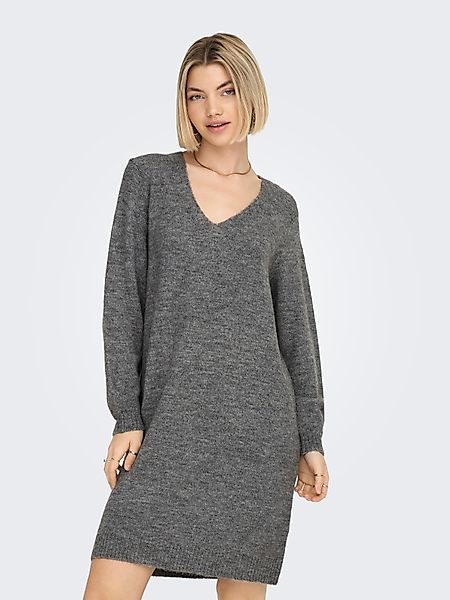 JDY Strickkleid JDYELANORA L/S V-NECK DRESS günstig online kaufen