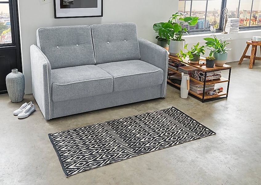 Home affaire Schlafsofa Merina, mit zweigeteilter Bettfunktion, Auszug nach günstig online kaufen