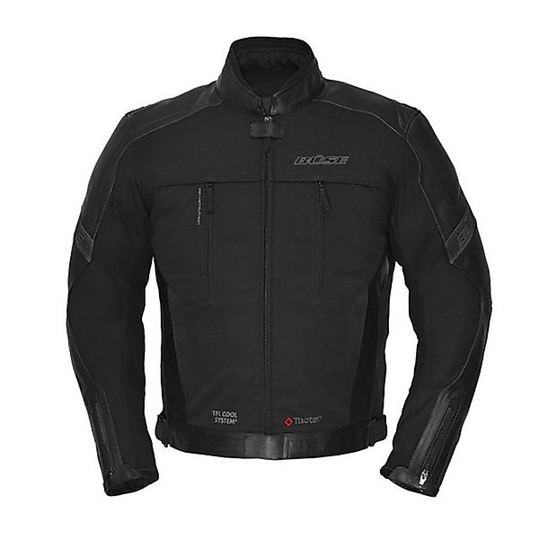 Büse Motorradjacke Büse Novaro Textil-/Lederjacke Schwarz günstig online kaufen