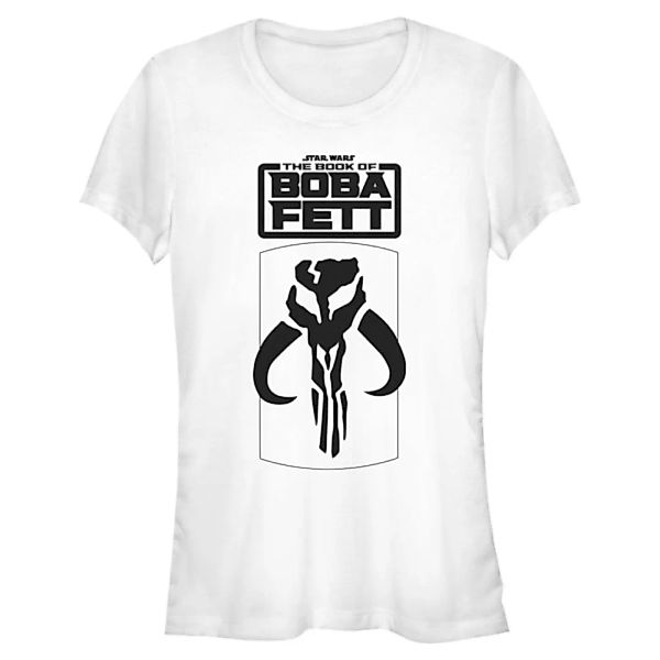 Star Wars - Book of Boba Fett - Logo Mandalorian Skull - Frauen T-Shirt günstig online kaufen