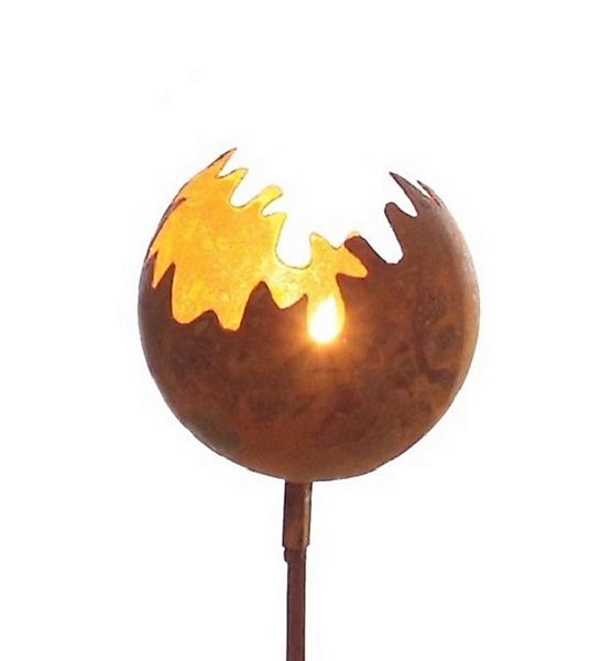 Dragimex Gartenstecker Metall Stecker. FEUERBALL. Feuerkugel, Gartenstecker günstig online kaufen
