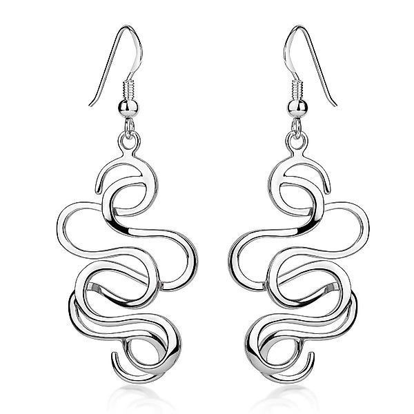 Materia Paar Ohrhaken Damen Silber Feuer günstig online kaufen
