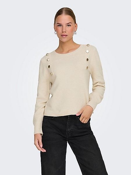ONLY Strickpullover ONLJEANETT LIFE LS BUTTON günstig online kaufen