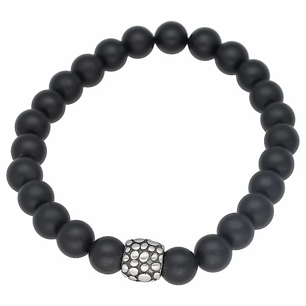 Jacques Charrel Armband "mit Steinkugeln, Edelstahl" günstig online kaufen