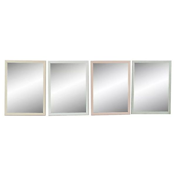 Wandspiegel Dkd Home Decor Kristall Beige Rosa Grün Polystyrol (56 X 2 X 76 günstig online kaufen