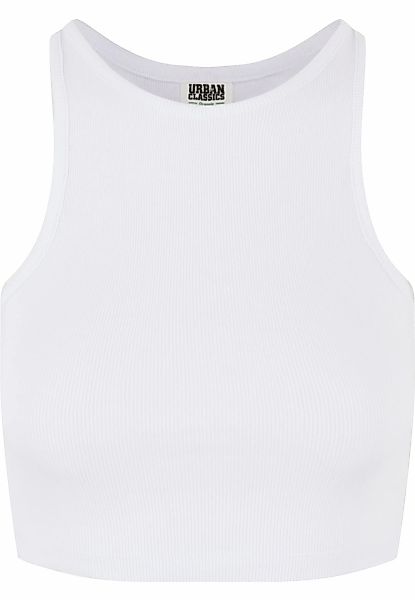URBAN CLASSICS Tanktop "Urban Classics Damen Ladies Organic Cropped Rib Top günstig online kaufen
