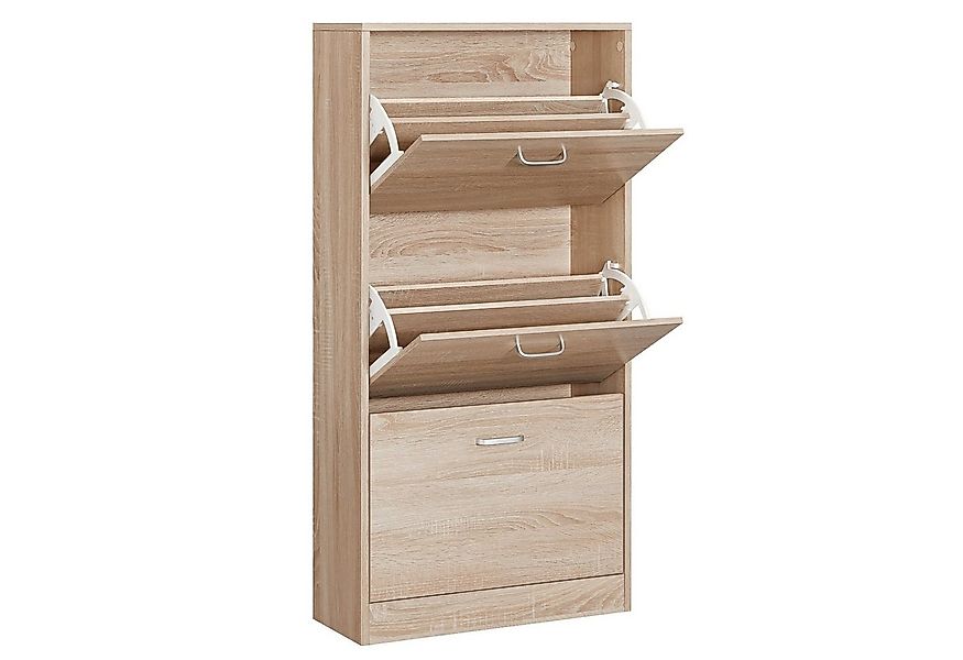 VASAGLE Schuhschrank Schuhregal mit Klappen, Schuhkipper, Trennwände perfek günstig online kaufen