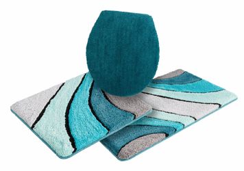 my home Badematte "Josie, Badvorleger, Badezimmer Teppich" Höhe 20 mm rutsc günstig online kaufen