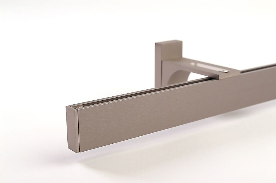 Deco-Raum Gardinenstange Innenlauf eckig, 1-läufig, Wunschmaßlänge, günstig online kaufen