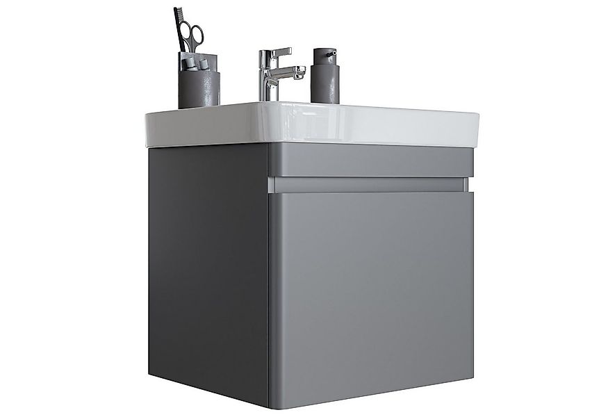 Newroom Waschtisch Axina, Waschbeckenunterschrank inkl. Waschbecken lackier günstig online kaufen