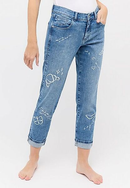 ANGELS 5-Pocket-Jeans - Straight Fit mit 7/8 - Darleen Crop TU mit Parispri günstig online kaufen