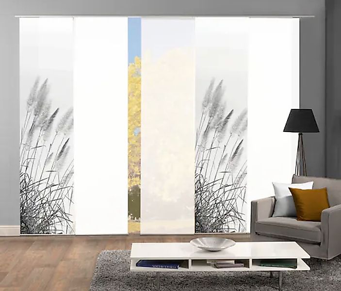 HOME WOHNIDEEN Schiebegardine »PAMPAS« Paneelwagen 1 Stk. tlg. DIGITALDRUCK günstig online kaufen