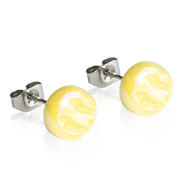 ALEXASCHA Paar Ohrstecker Glasohrstecker in Perlmuttoptik günstig online kaufen