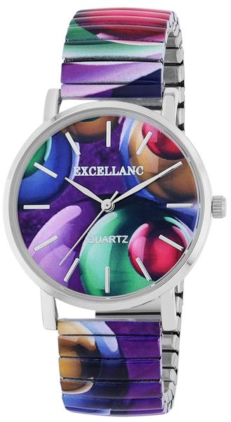 Excellanc Quarzuhr 1700060 Edelstahlzugband, D 36 günstig online kaufen