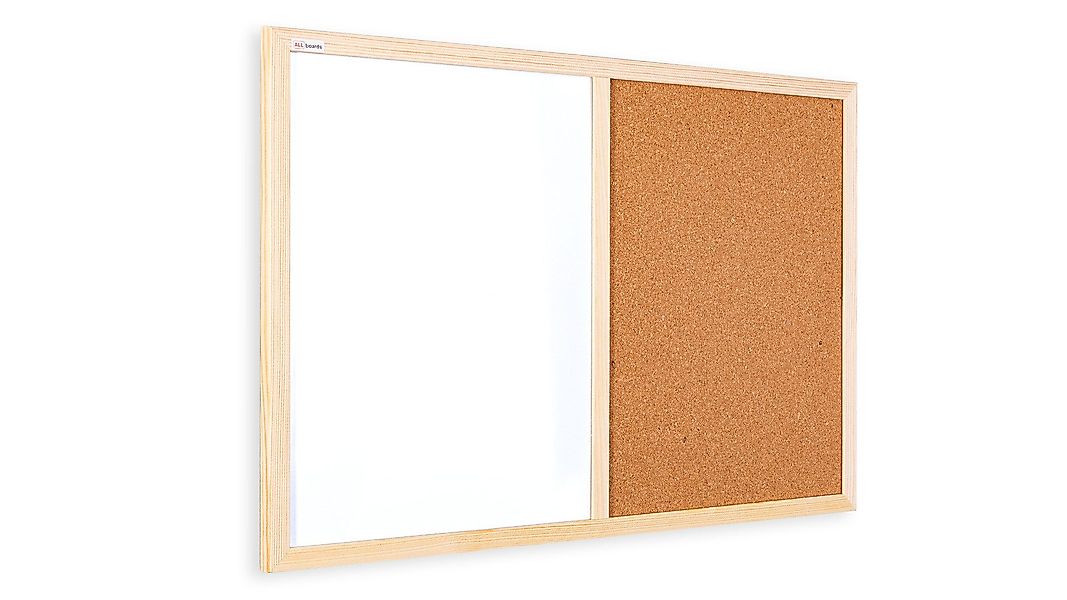 ALLboards Tafel ALLboards Kombi-Tafel Kork-Magnettafel 90×60 günstig online kaufen